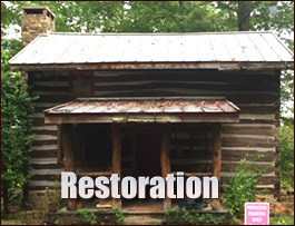 Historic Log Cabin Restoration  Barberton, Ohio